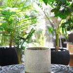 Macetero fibra gris 20x18